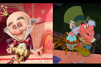 impersonate the mad hatter or king candy