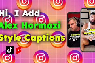 add alex hormozi style subtitles to your social media videos