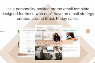provide a DIY black friday email template