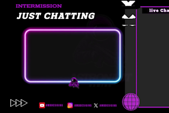 create twitch stream packages and custom overlay