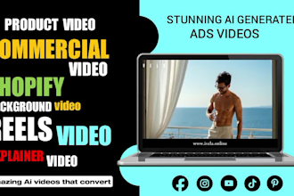 create ecommerce shopify explainer product ads video with ai