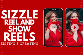 edit sizzle reel for your film demo reel edit showreel podcast trailer