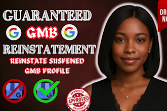 reinstate suspended gmb profile SEO GEO listing verify disabled gmb optimization
