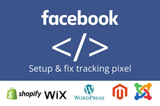 setup or fix your facebook pixel and conversion events