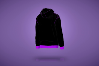 make a 3d hoodie mockup video