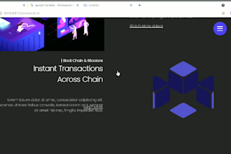 create your website use svg animations