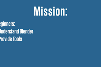 be your blender mentor