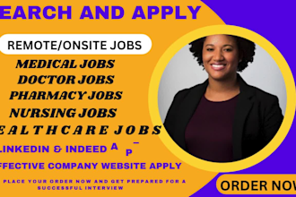 do a distinctive job search and apply for medical, healthcare, and nursing jobs