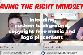 professionally edit  zoom videos, meetings, podcast, webinars
