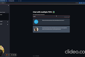 build a custom ai chatbot to interact with your pdfs