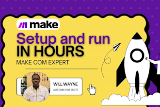 setup make com, make com automation for your business zapier, n8n