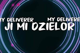 create an animated lyrics video for your song