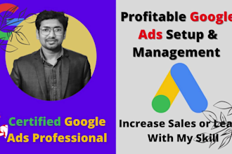 setup and manage profitable google ads
