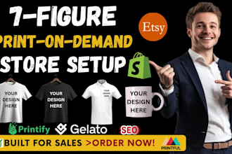 do shopify or etsy print on demand printify printful gelato pod store etsy pod