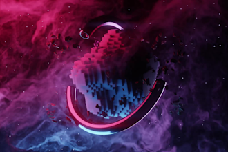 create abstract scifi environments