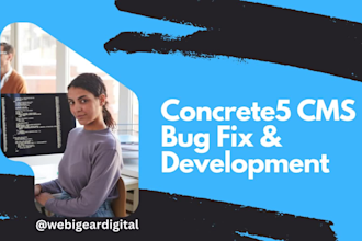 fix concrete5 cms bugs in no time