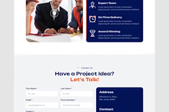 design website for plumbing, cleaning, handyman, washing