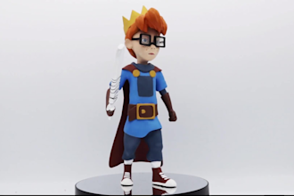 3d character design, 3d character modeling stylized character 3d game character