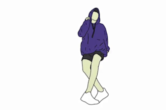 create 2d japanese anime style music video with fighting and cartoon animation