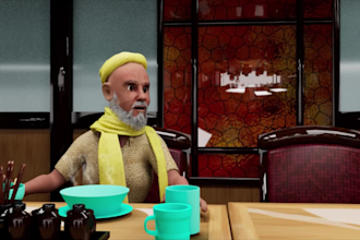 create 3d cartoon animation video