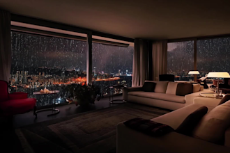 create unique cozy rain video for youtube