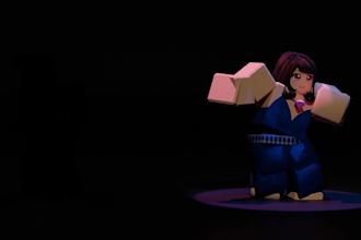 do roblox animation, fps 3d roblox animation, game character animation
