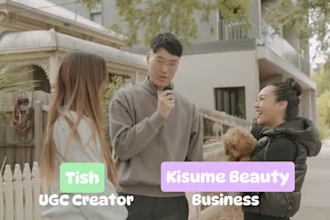 create and edit ugc street interview ads for your brand with your question