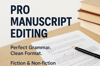 manuscript developmental edit memoir fiction novel nonfiction manuscript on kdp