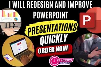 redesign and improve powerpoint presentation quickly