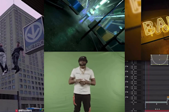 music video editing clean up and special effects  screen replacement rotoscoping