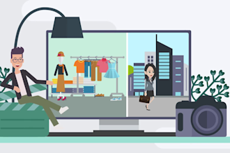 create 2d custom animated explainer video