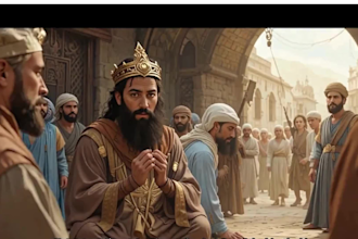 ai animated bible history video for youtube bible storytelling