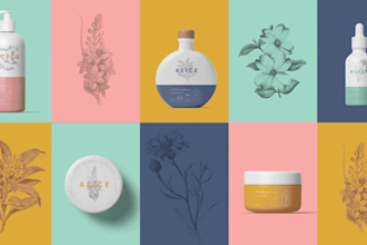 design cosmetic packaging, skincare packaging, label design