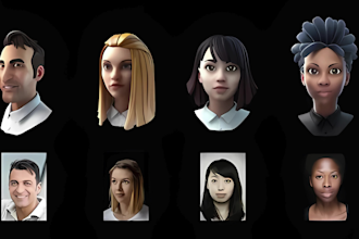 generate realistic ai image, automation, ai headshort