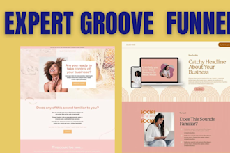build groove funnels landing pages groove pages groove kart groove sales pages
