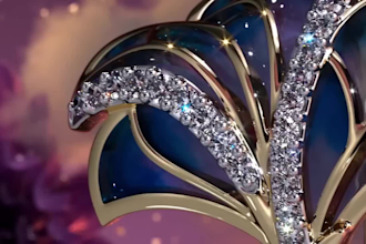 do 3d jewelry animation, jewelry animation,3d jewelry design,3d animation