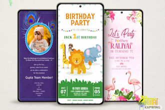 design a birthday invitation for the kids
