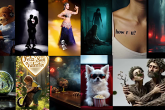 produce a unique artistic ai video