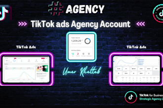 create verified tiktok agency account, tiktok ads account