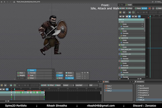 create still image animations for you using spine2d