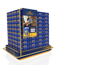 create a printable pallet size exhibitor