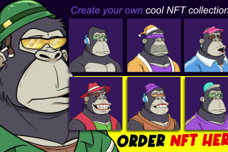 create custom nft art, nft design, nft collection, custom nft, cartoon nft arts