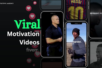create 100 viral motivation tiktoks, instagram reels youtube shorts