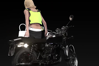 do 3d bag animation, clutch design , leather fashion bag, textile backpack purse