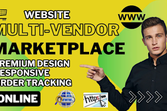 create marketplace website, multivendor website, bidding, auction website