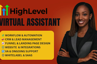 be your ghl expert gohighlevel virtual assistant ghl crm ghl funnel ghl va