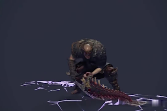 3d character game animation,3d game assets combat animation,animate sword combat