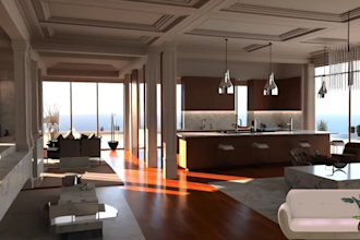 do real estate commercial building exterior virtual staging blender video