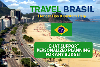 be your travel guide in brazil with tips, help, and care
