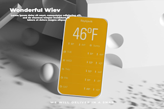 create perfectly 3d mobile app promo video